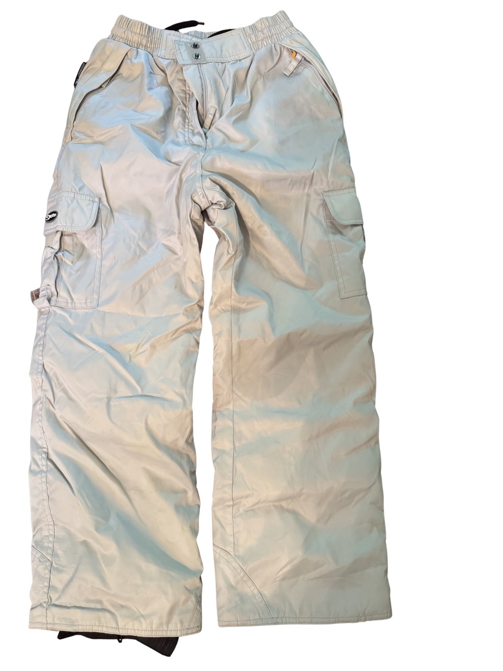 Snozu Light Gray Kids Cargo Jogger Snow Pants